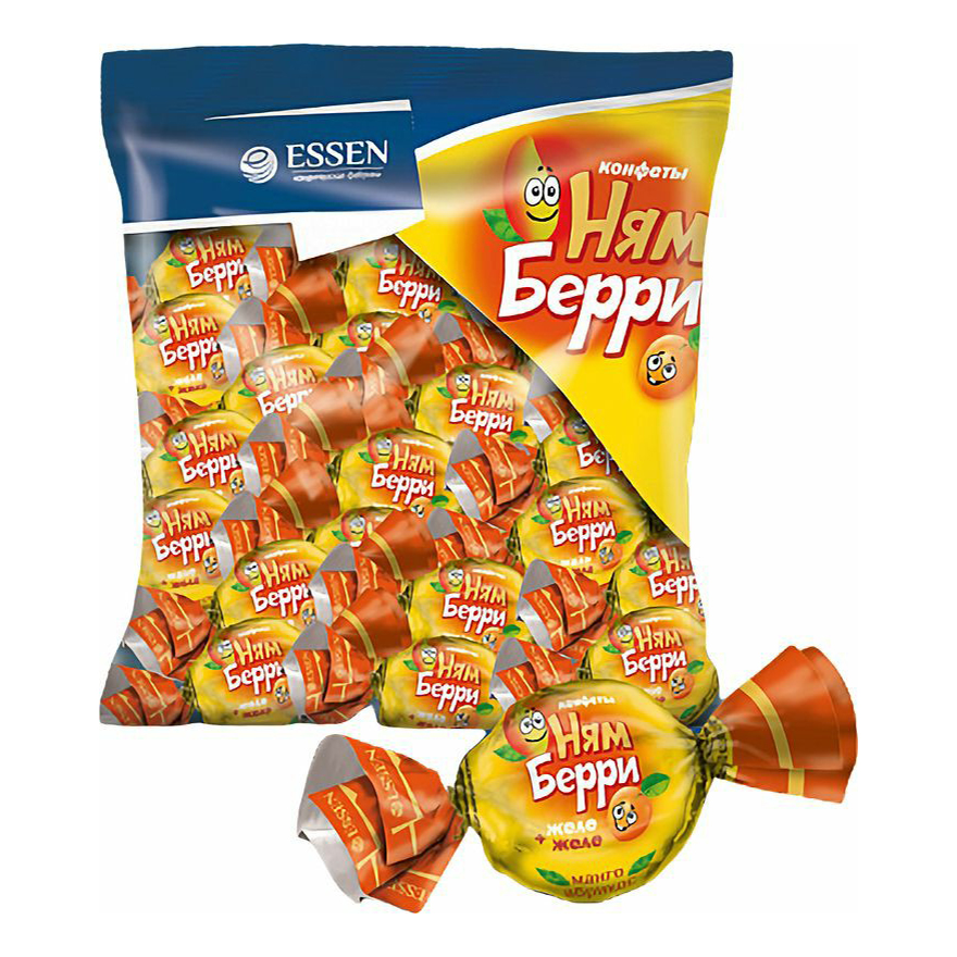 

Конфеты глазированные Essen Нямберри со вкусом абрикоса и манго +-1 кг