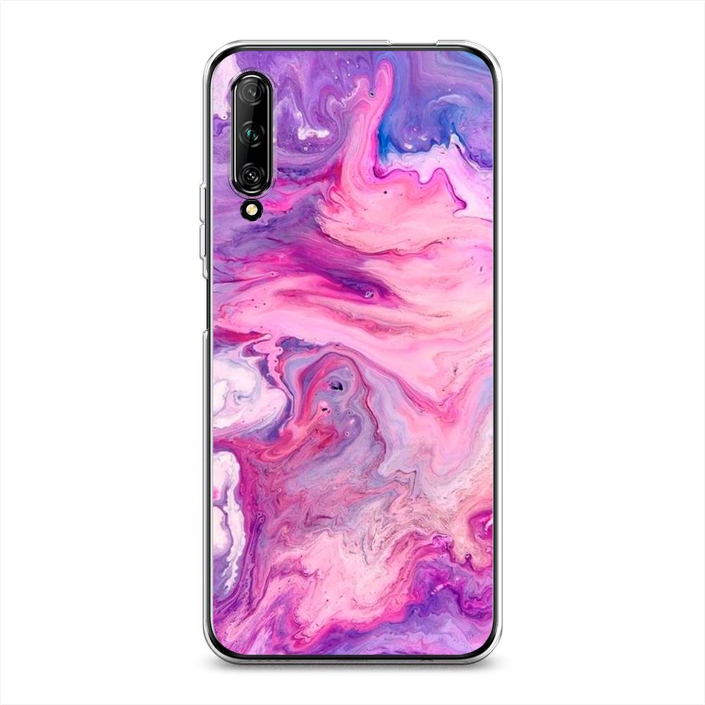 

Чехол на Huawei Y9s "Нежно-розовая абстракция", Розовый, 611150-3