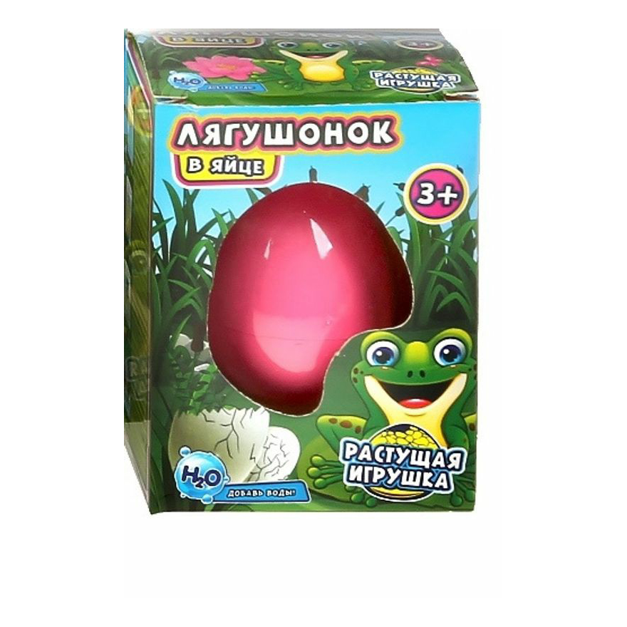 

Игрушка растущая в воде Играем Вместе Лягушонок в яйце