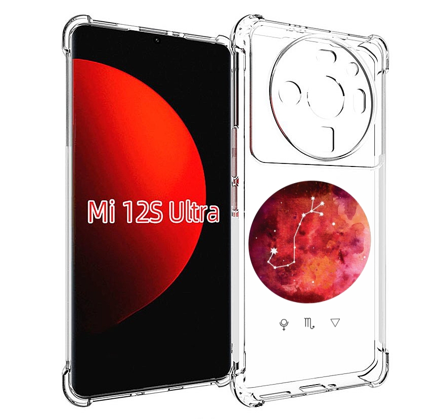 Чехол MyPads знак зодиака скорпион 6 для Xiaomi 12S Ultra