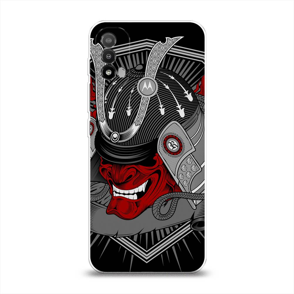 

Чехол на Lenovo K14 Plus "Красная маска самурая", Белый;красный;черный, 243450-4