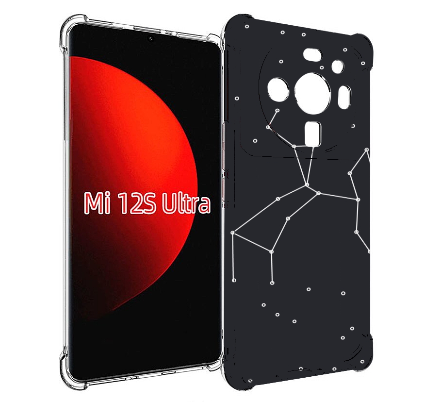 

Чехол MyPads знак зодиака стрелец 6 для Xiaomi 12S Ultra, Прозрачный, Tocco