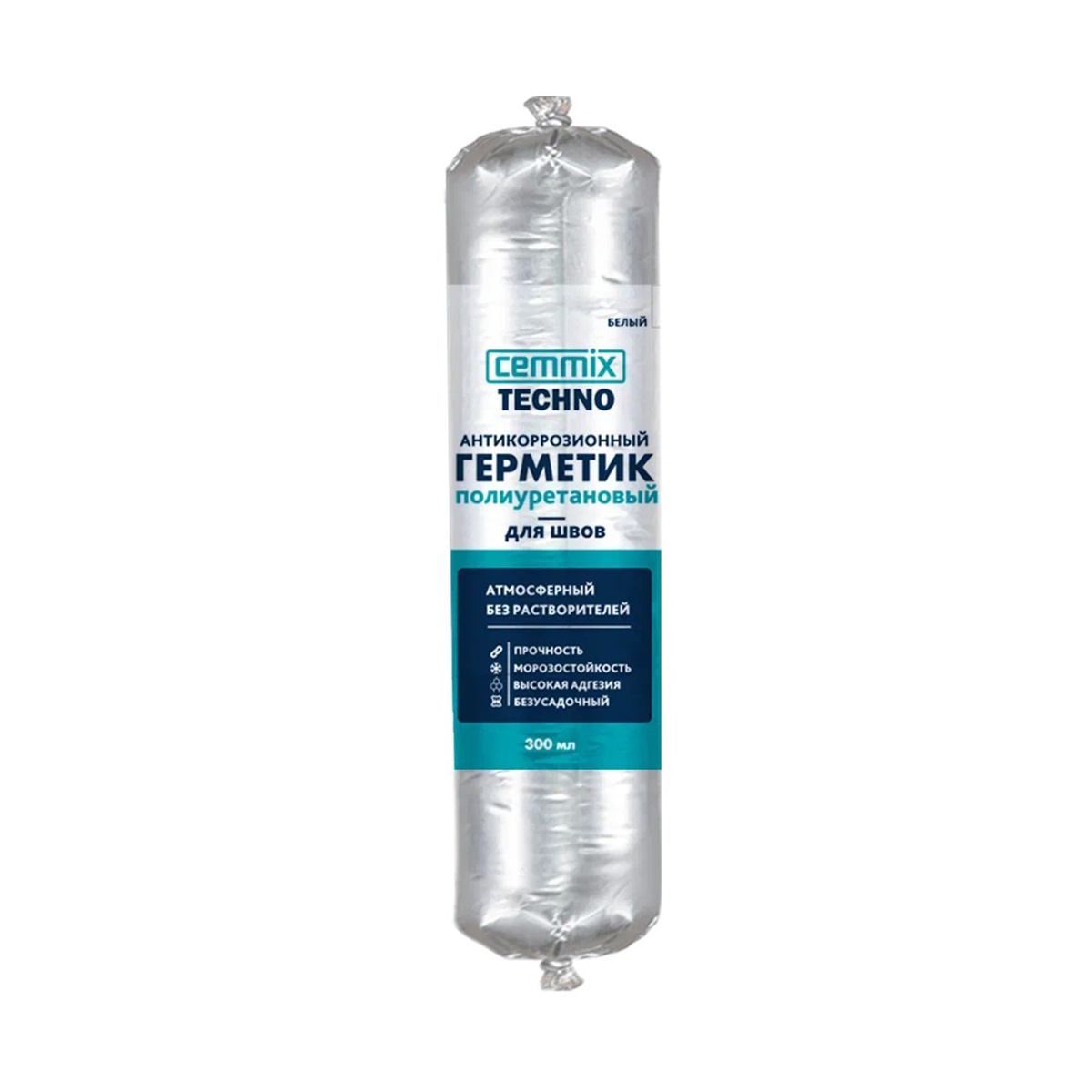 Герметик для швов антикоррозийный Cemmix полиуретановый, 300 мл, белый антибактериальное средство для бассейнов cemmix