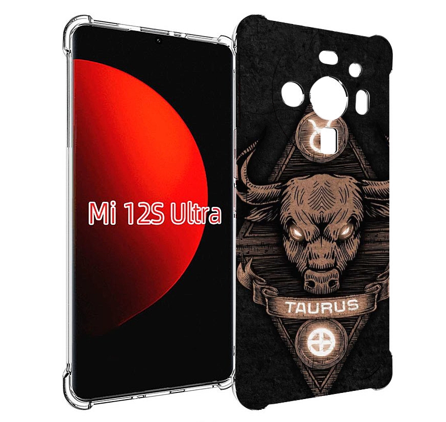 

Чехол MyPads знак зодиака телец 2 для Xiaomi 12S Ultra, Прозрачный, Tocco