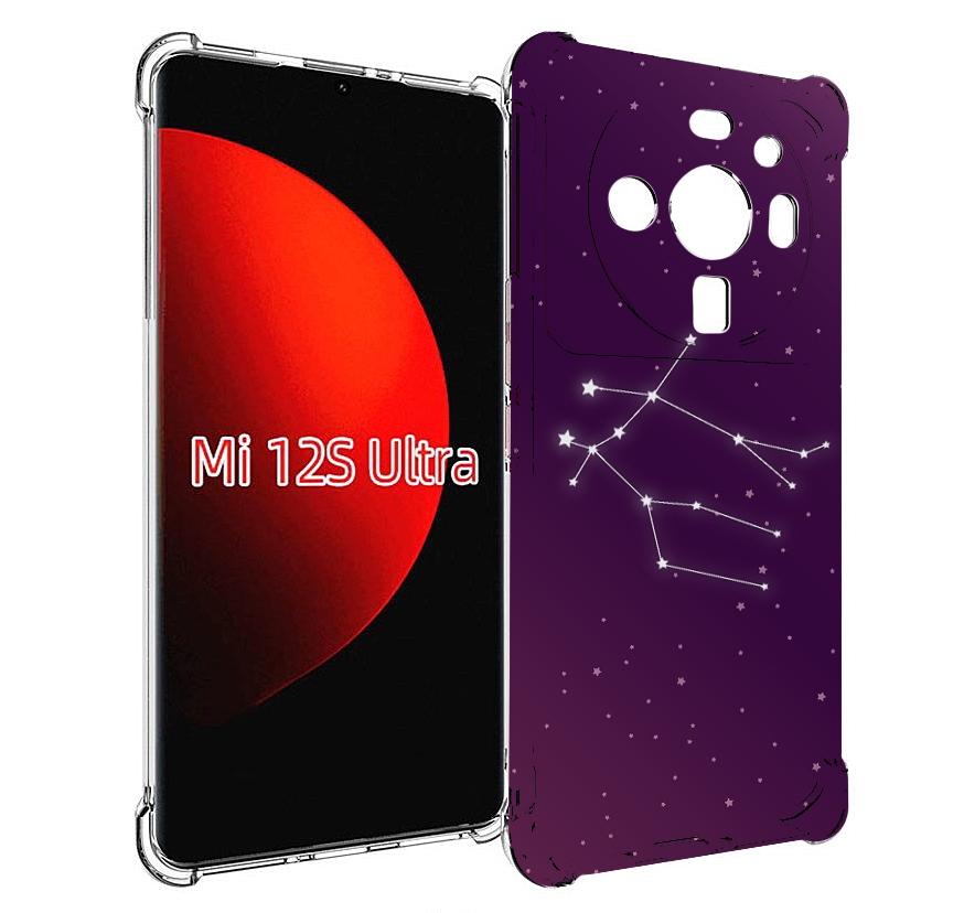 

Чехол MyPads знак-зодиака-близнецы-4 для Xiaomi 12S Ultra, Прозрачный, Tocco