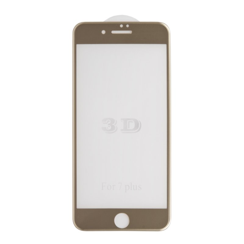 

Защитное стекло "LP" для iPhone 8/7 Plus 3D 0,33 мм, 9H (ударопрочное/золотое)