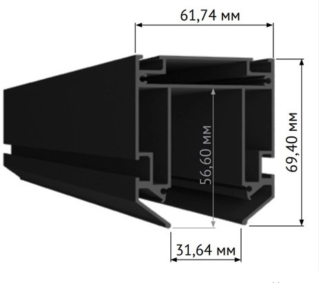 фото Профиль для монтажа в натяжной пвх потолок skyline 220 st015.129.02 st luce