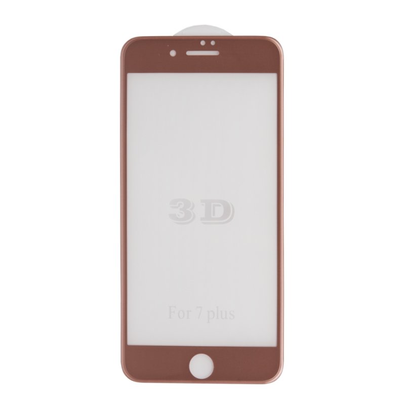 

Защитное стекло "LP" для iPhone 8/7 Plus 3D 0,33 мм, 9H (ударопрочное/розовое)