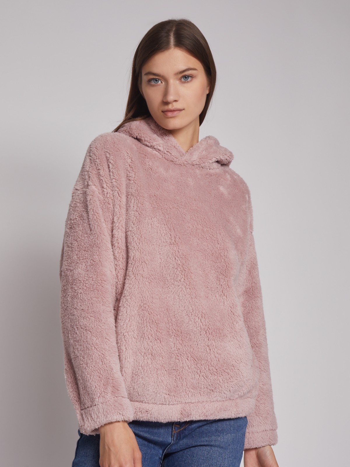 

Толстовка женская Zolla 22233410C041 розовая L, 22233410C041