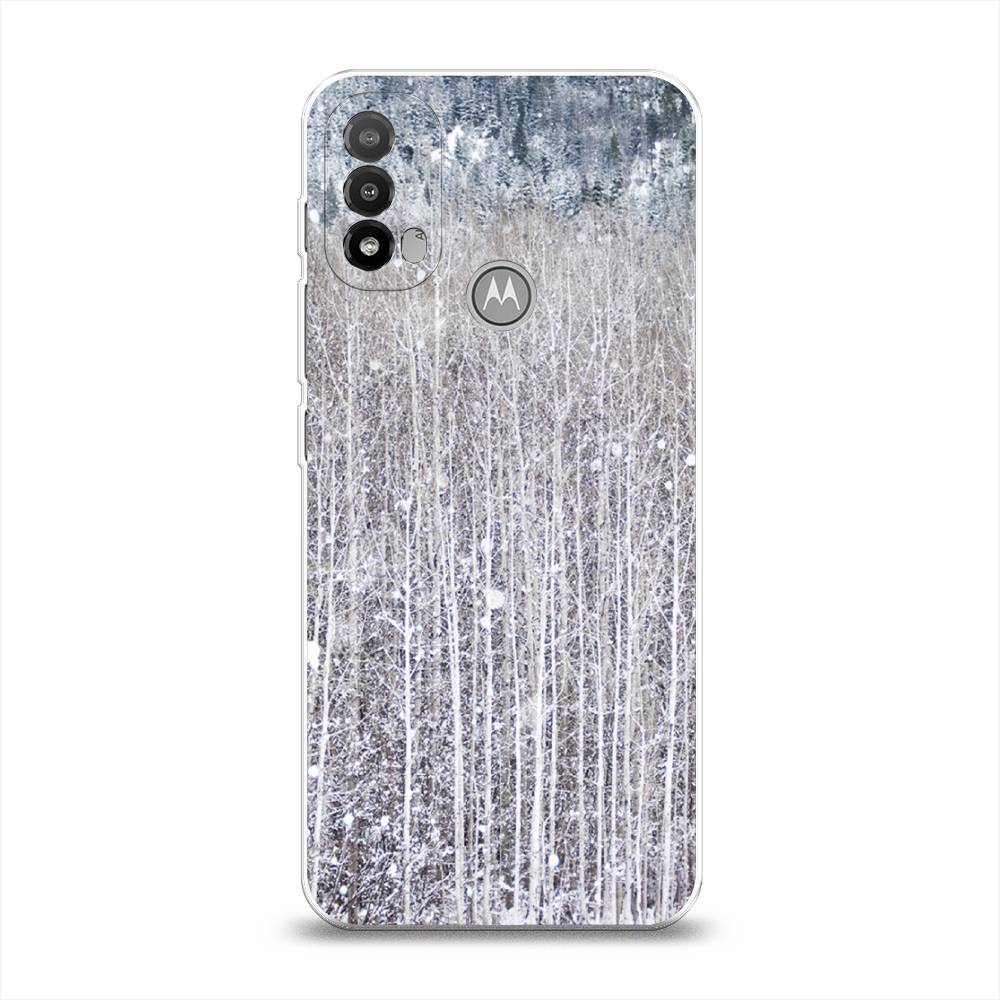 

Чехол на Lenovo K14 Plus "Снежный лес", Бежевый;серый;белый, 243450-5