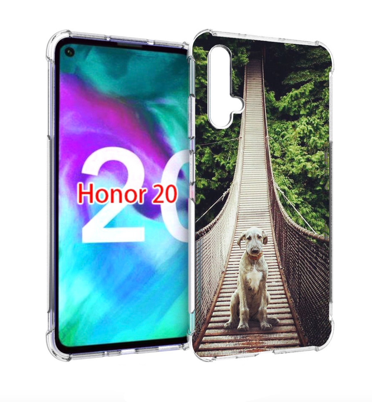 

Чехол бампер MyPads ирландскии волкодав для Honor 20 Honor, Прозрачный, Tocco