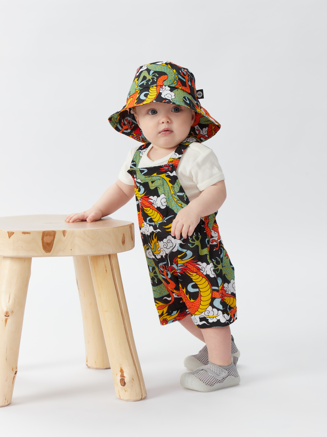 

Комплект одежды детский Happy Baby 88159, dragon, 74, Черный;оранжевый;бирюзовый, 88159