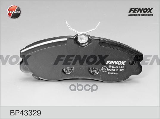 

Колодки Дисковые Передние Ford Maverick, Nissan Terrano 2.4i/2.7td 93> FENOX Bp43329