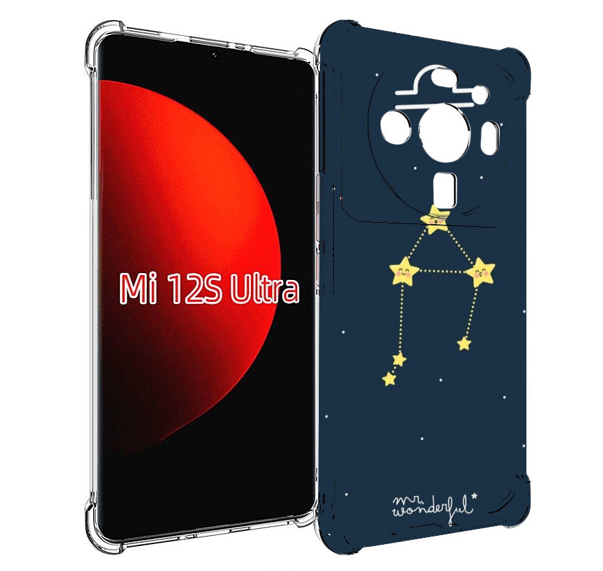 

Чехол MyPads знак-зодиака-весы-1 для Xiaomi 12S Ultra, Прозрачный, Tocco