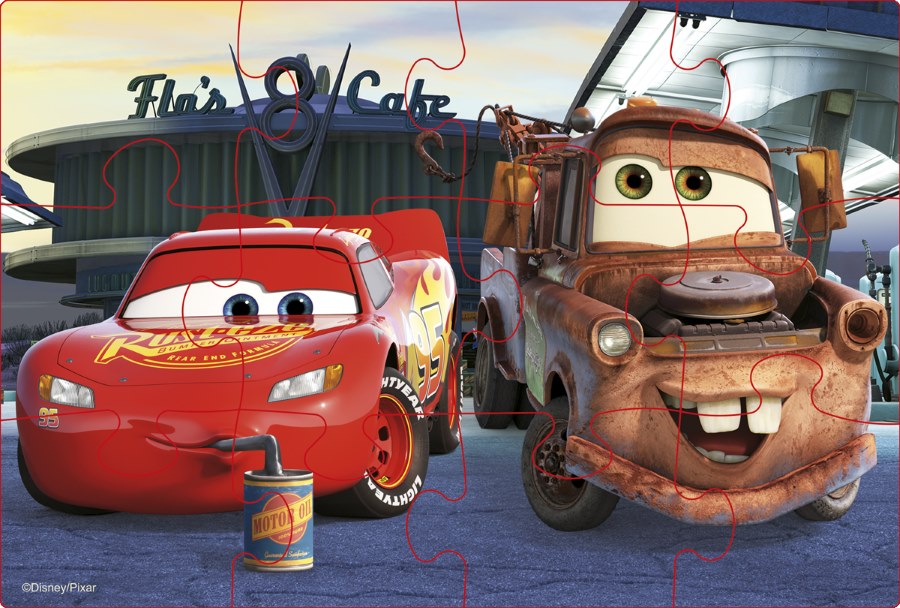 

Мягкий пазл Disney. Тачки-1, 12 элементов Десятое королевство 03767, 03767