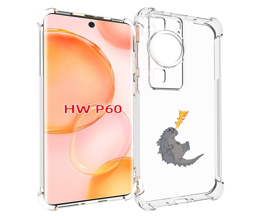 

Чехол MyPads огнедышащий-дракончик для Huawei P60, Tocco