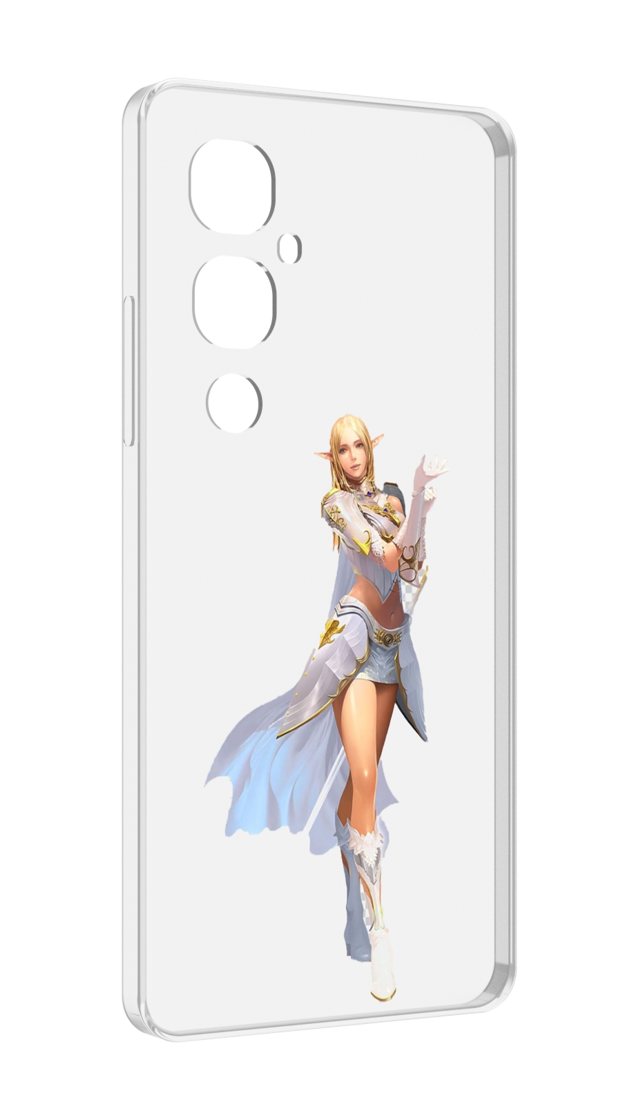 

Чехол MyPads lineage для Tecno Pova 4 Pro, Прозрачный, Tocco
