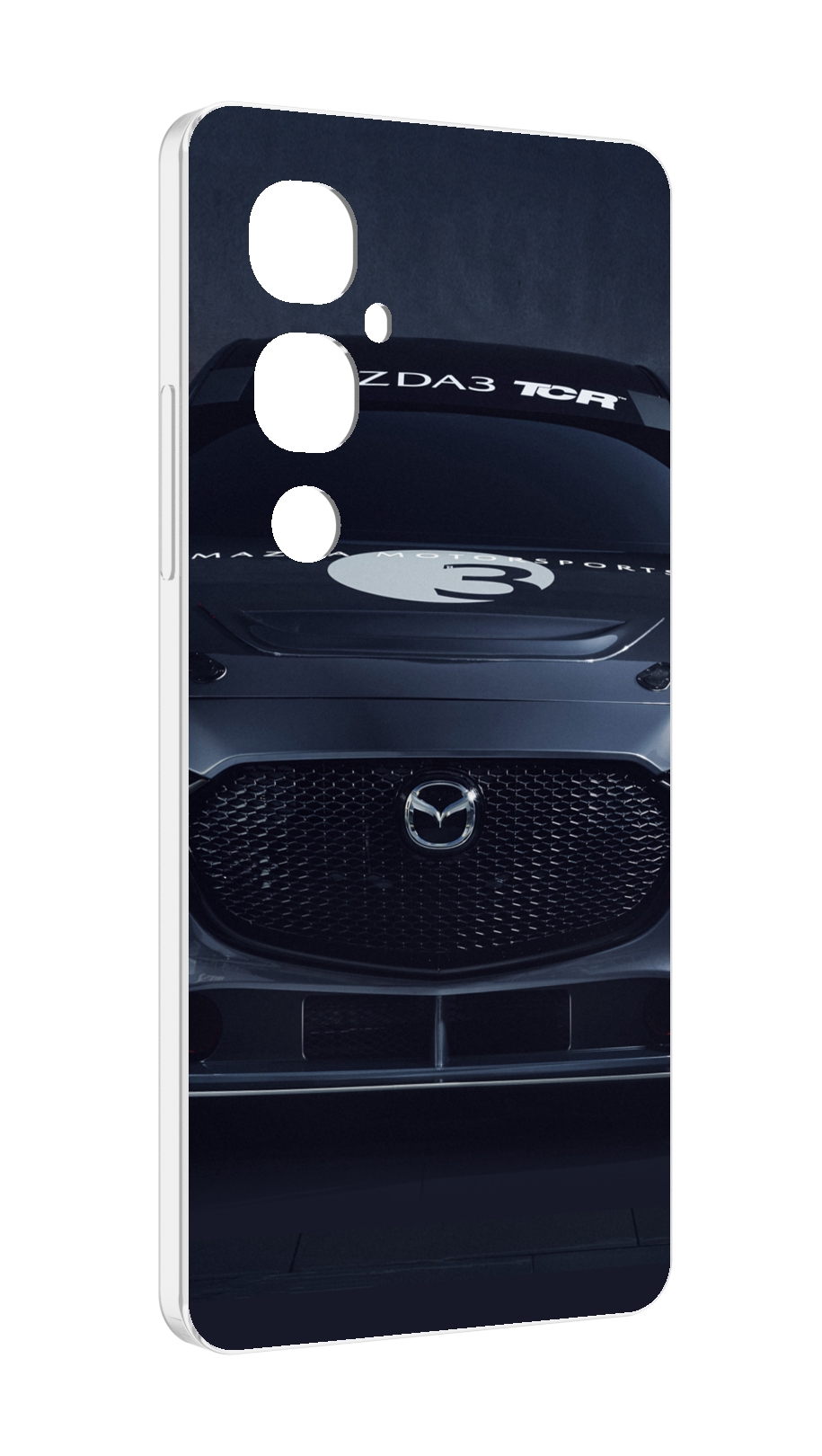 

Чехол MyPads mazda мазда 3 для Tecno Pova 4 Pro, Прозрачный, Tocco