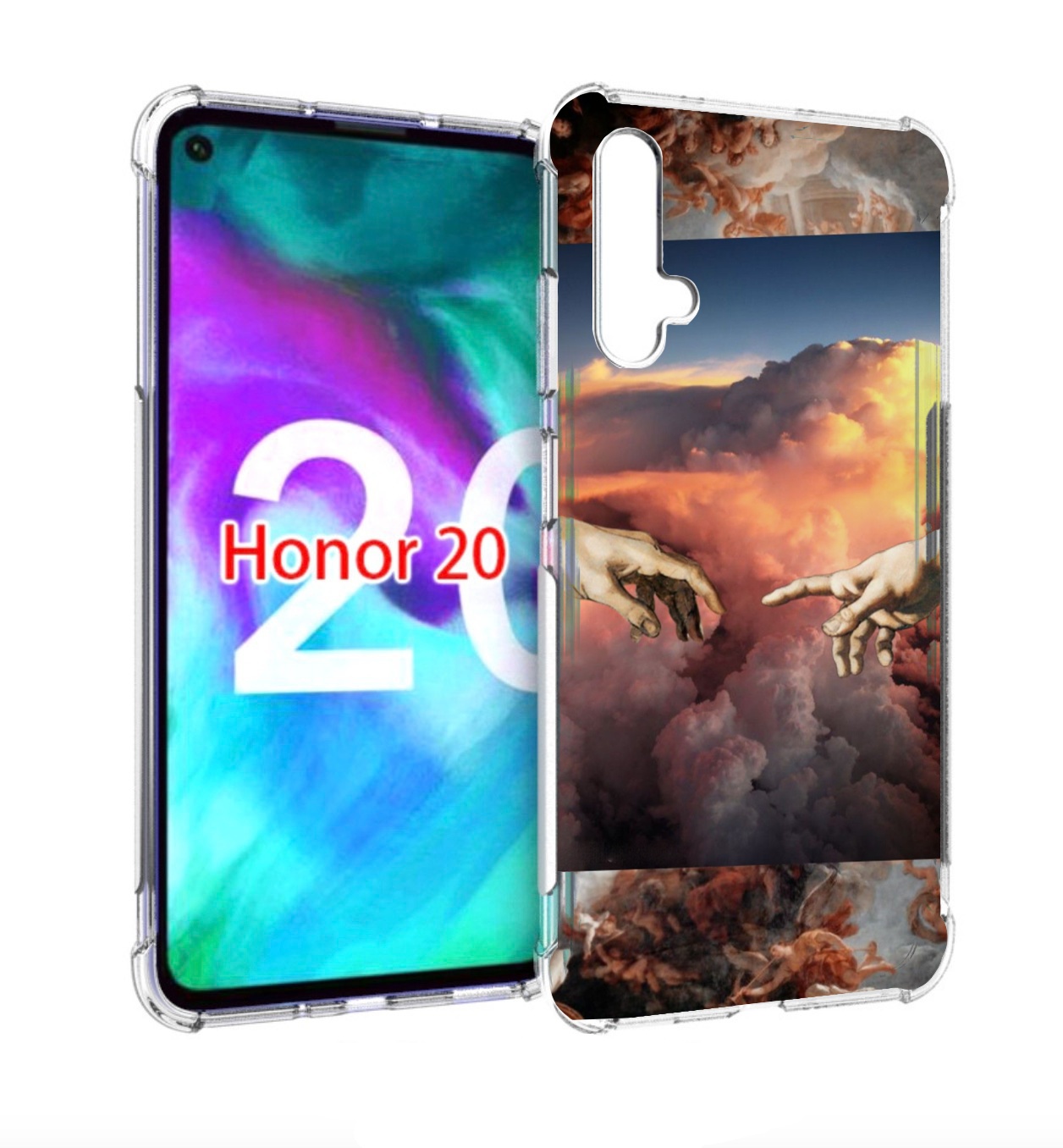 

Чехол бампер MyPads красивая-картина для Honor 20, Прозрачный, Tocco