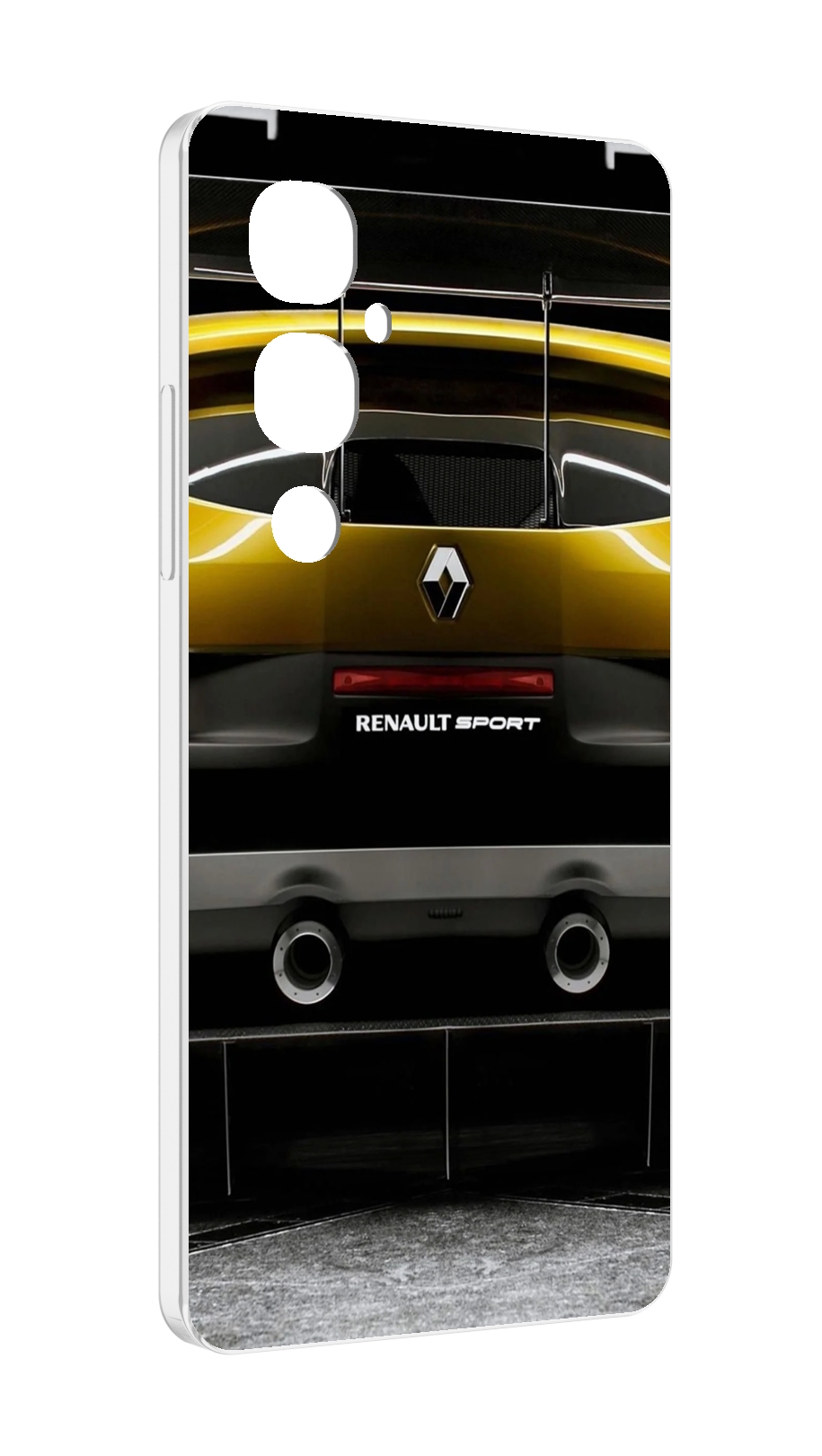 

Чехол MyPads renault-рено-3 мужской для Tecno Pova 4 Pro, Прозрачный, Tocco