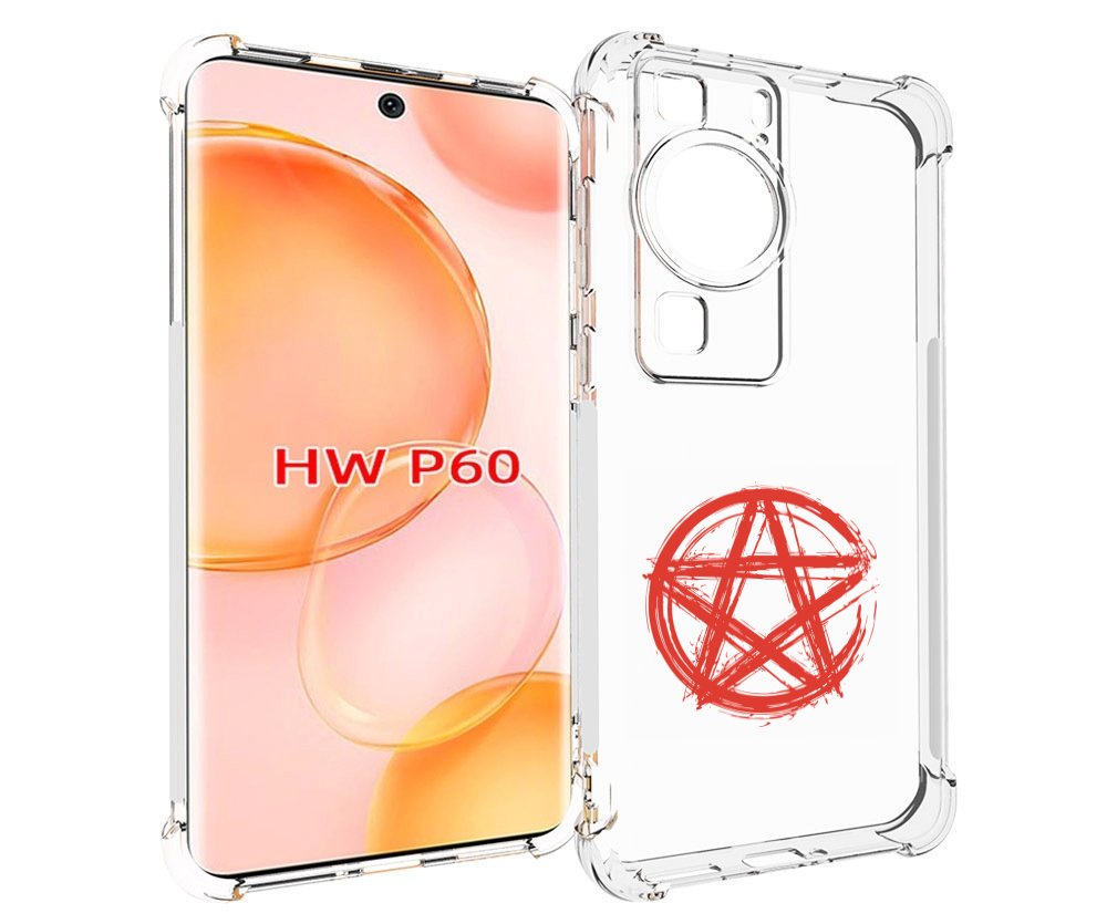 

Чехол MyPads пентаграмма для Huawei P60, Tocco