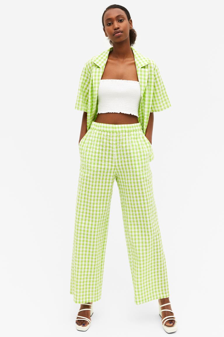 

Брюки женские Monki 1069480001 зеленые XS (доставка из-за рубежа), 1069480001