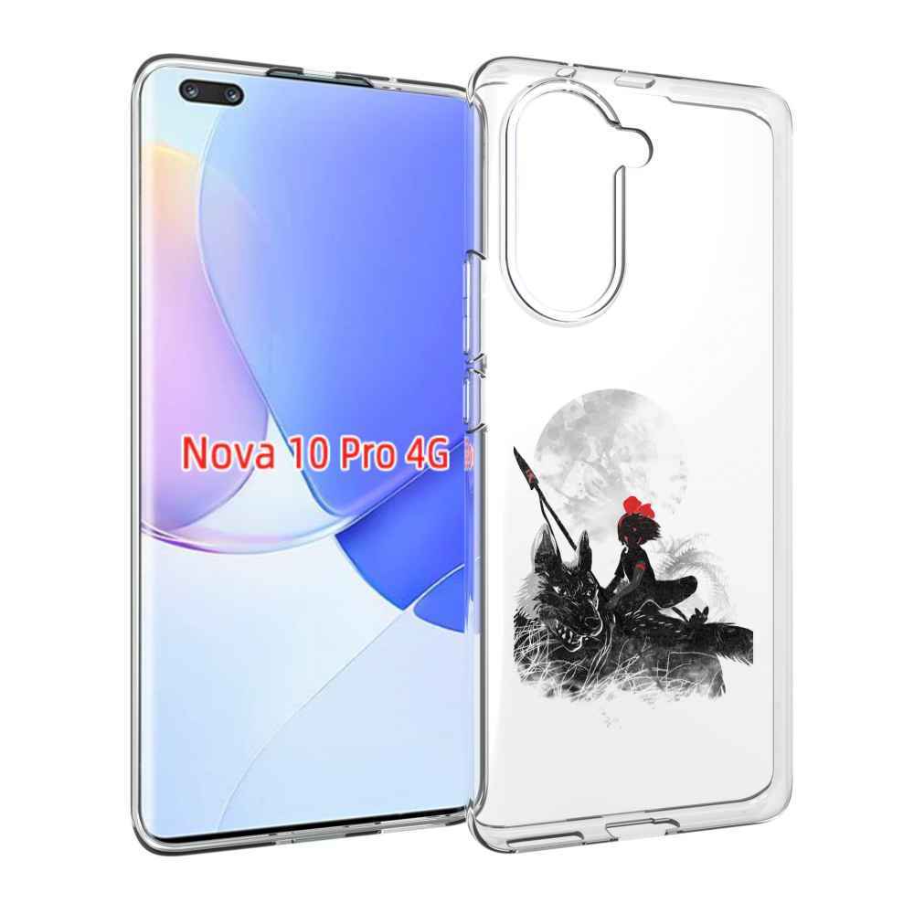 Чехол MyPads мононоке для Huawei Nova 10 Pro противоударный
