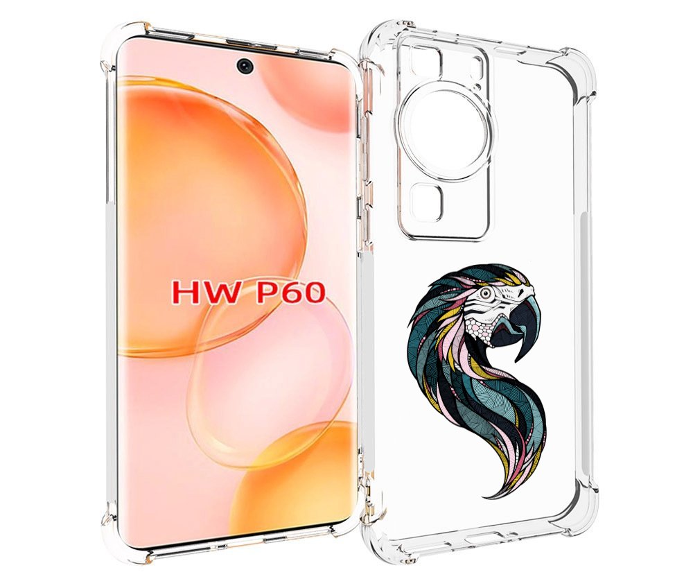 

Чехол MyPads полупопугай для Huawei P60, Tocco