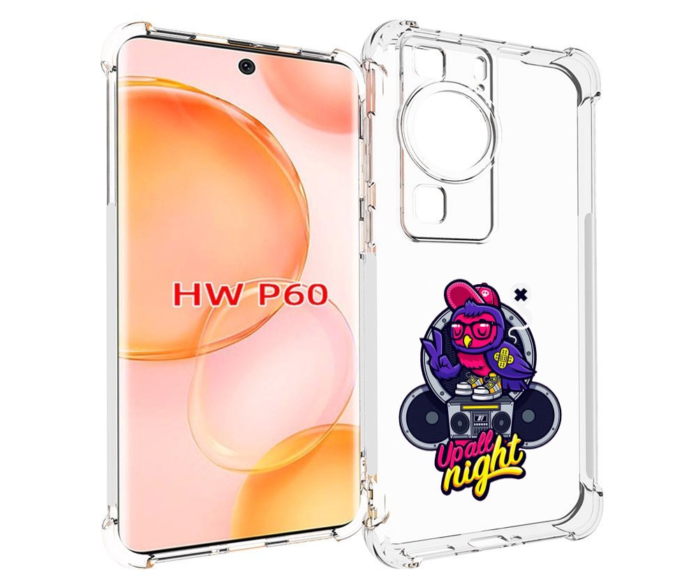 

Чехол MyPads попугай любит музыку для Huawei P60, Tocco
