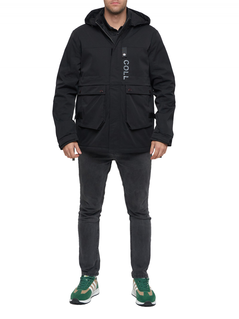 

Спортивная куртка мужская NoBrand AD8600 черная 54 RU, Черный, AD8600