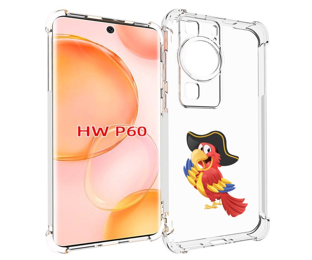 

Чехол MyPads попугай-пират для Huawei P60, Tocco