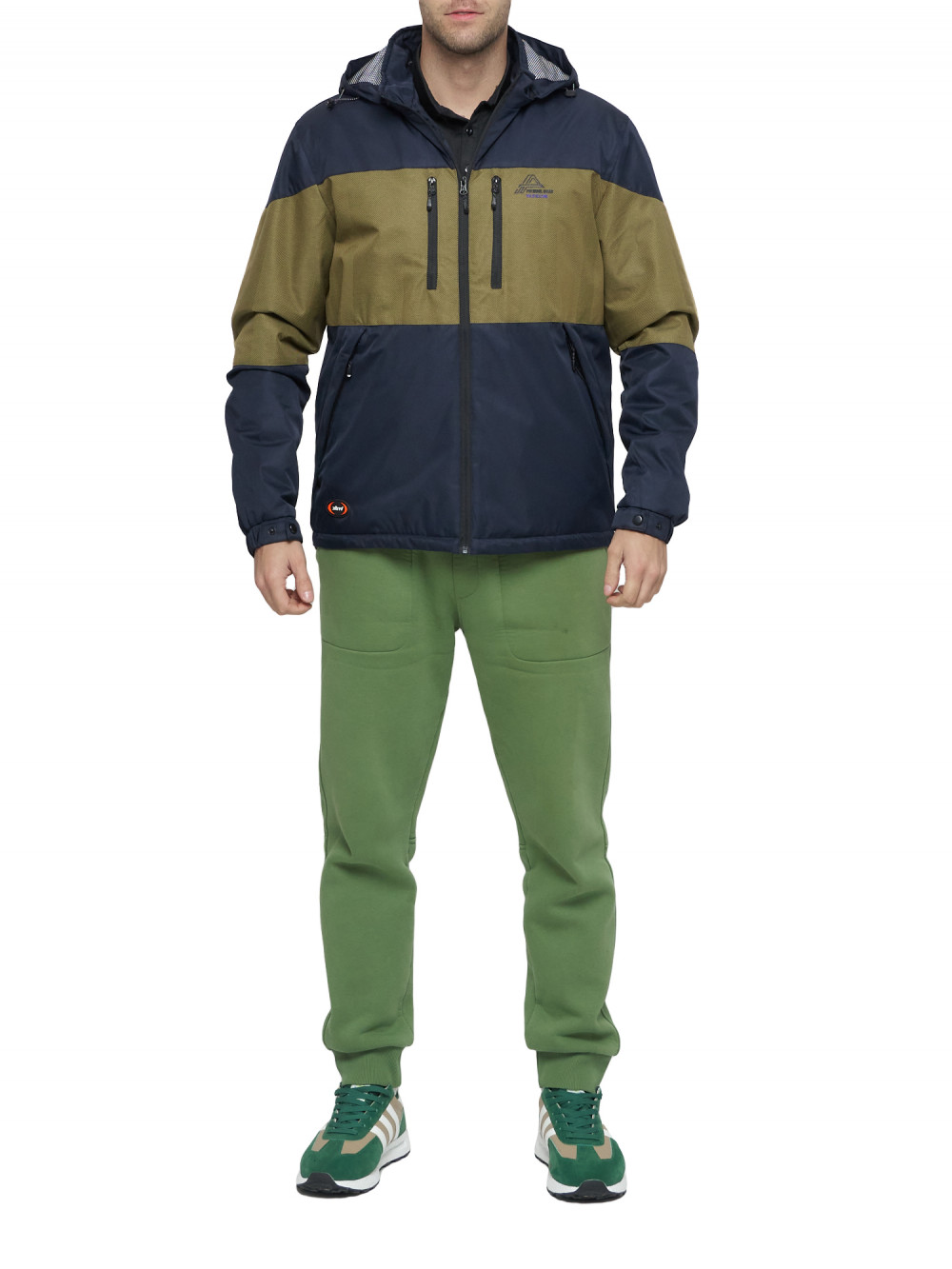 

Спортивная куртка мужская NoBrand AD8808 синяя 52 RU, Синий, AD8808