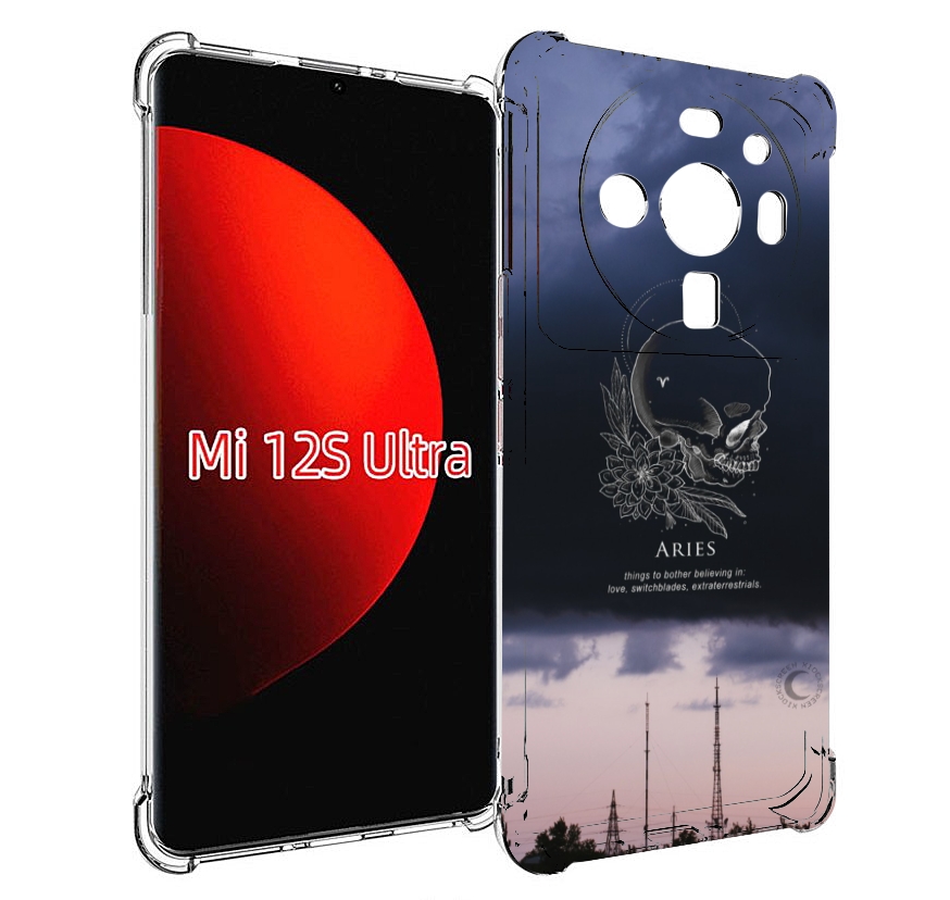 

Чехол MyPads знак-зодиака-овен-4 для Xiaomi 12S Ultra, Прозрачный, Tocco