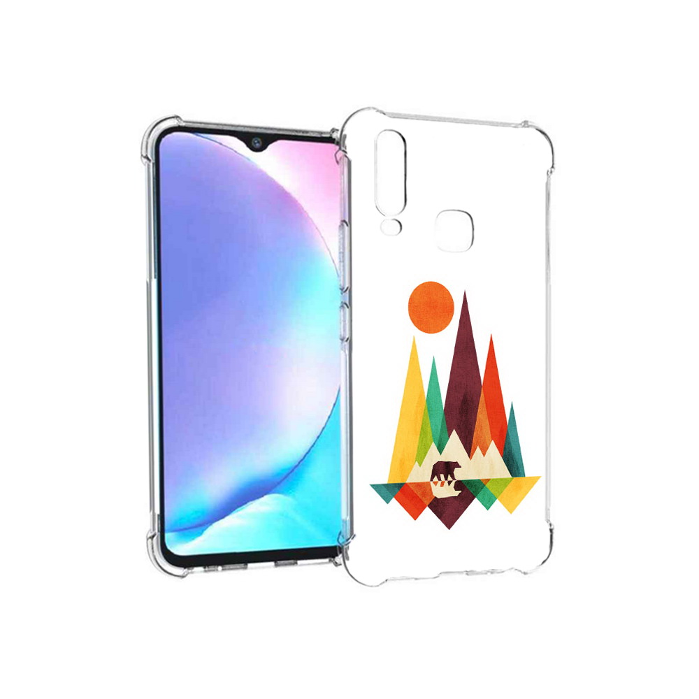 

Чехол MyPads Tocco для Vivo Y17 нарисованные горы с медведем (PT136369.382.506), Tocco