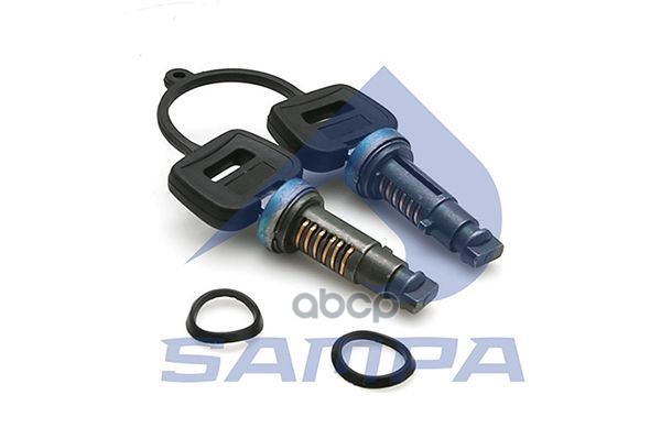 SAMPA 050625 SA050.625 сердцевина замка зажигания с 2 ключами\ DAF 65/75/85/95/105 1шт