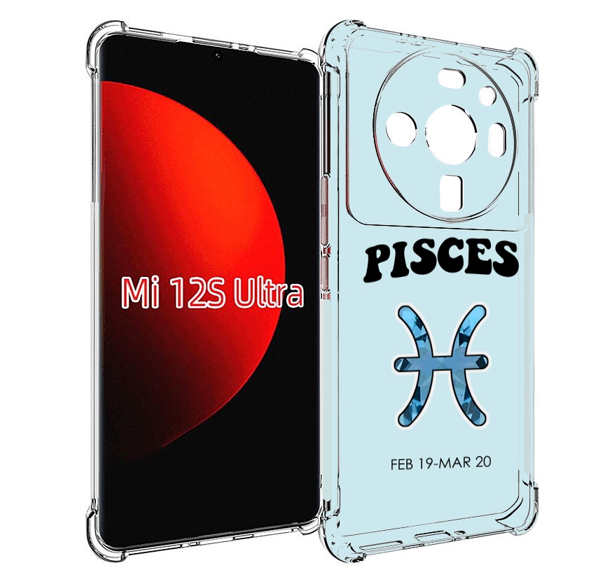 

Чехол MyPads знак-зодиака-рыбы-3 для Xiaomi 12S Ultra, Прозрачный, Tocco