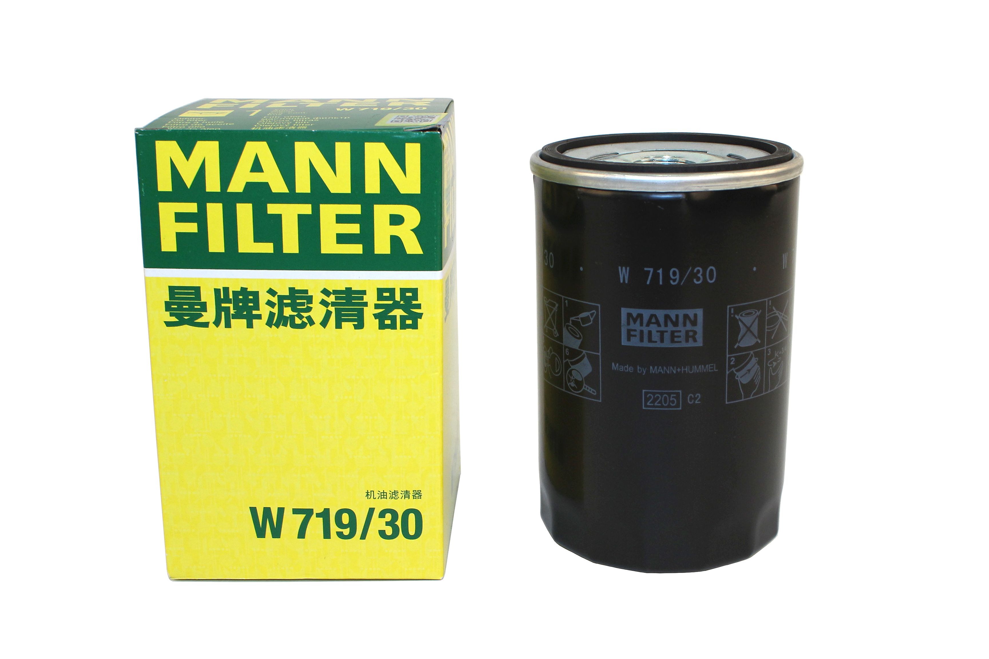 

Фильтр масляный MANN FILTER W719/30