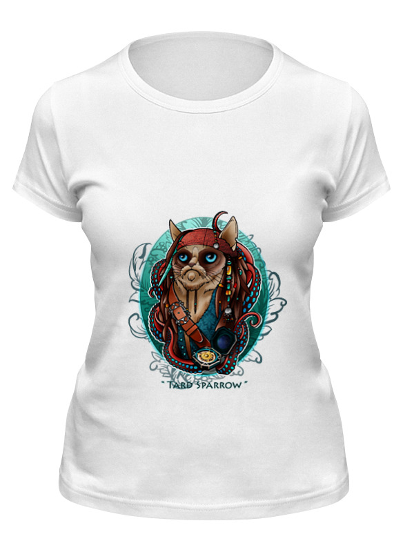 

Футболка женская Printio Tard sparrow белая XL, Белый, Tard sparrow