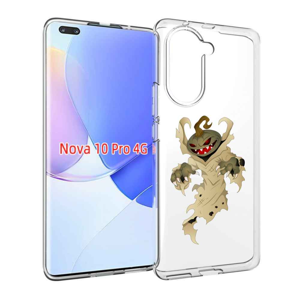 Чехол MyPads призрак хэллоуина для Huawei Nova 10 Pro противоударный
