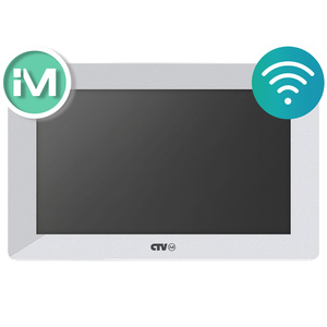 Монитор видеодомофона CTV-iM730 W Cloud 7 с WI-FI (Белый)