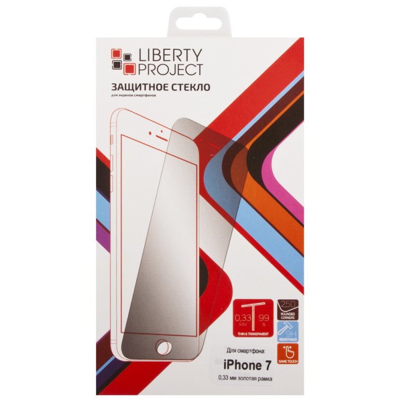 

Защитное стекло "LP" для iPhone SE 2/8/7 2,5D с рам. 0,33 мм, 9H (ударопрочное/золотое)