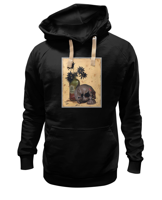 

Худи унисекс Printio Skull art черное XL, Черный, Skull art