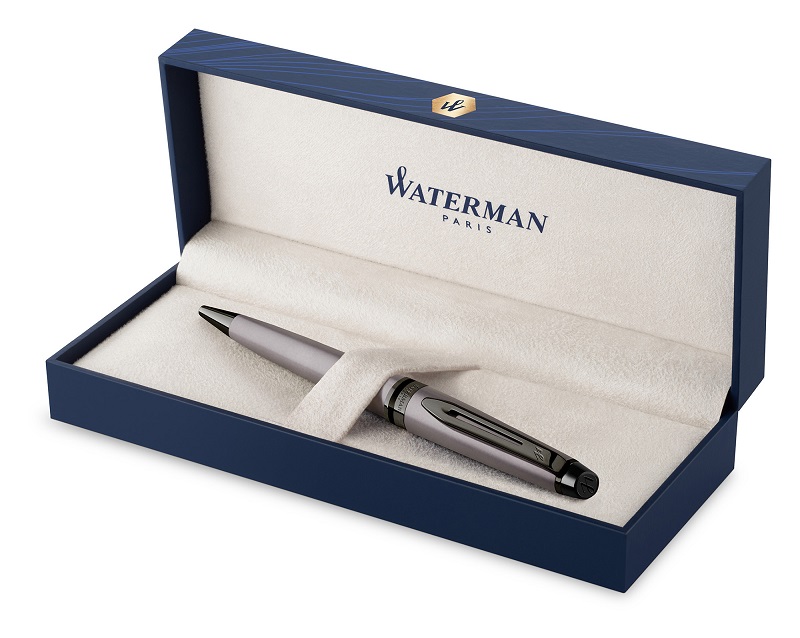 Шариковая ручка Waterman Expert DeLuxe (2119256) Metallic Silver RT M