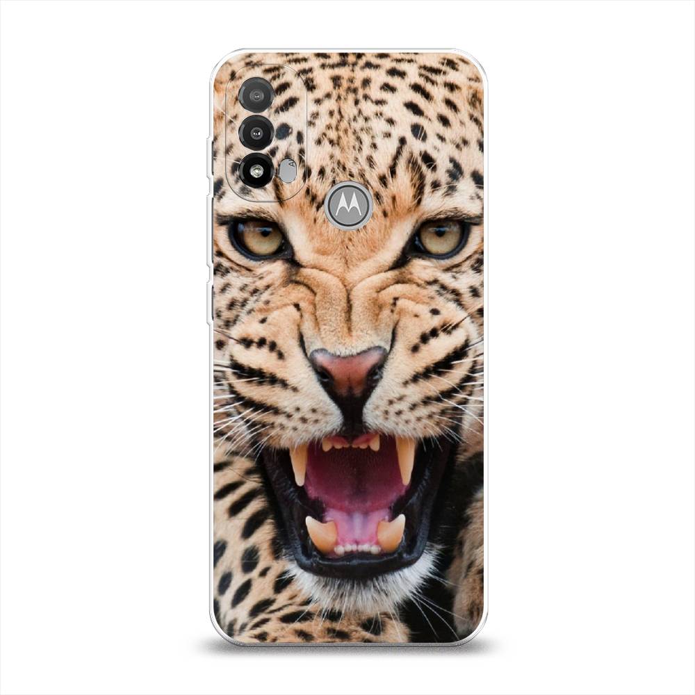 

Чехол на Lenovo K14 Plus "Леопард 3d", Бежевый;черный, 243450-6