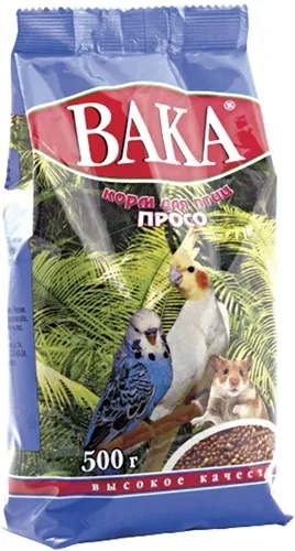 

Сухой корм для птиц Вака Просо, 6 шт по 500 г