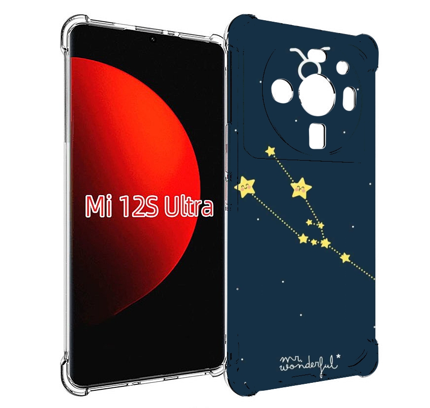 

Чехол MyPads знак-зодиака-телец-4 для Xiaomi 12S Ultra, Прозрачный, Tocco