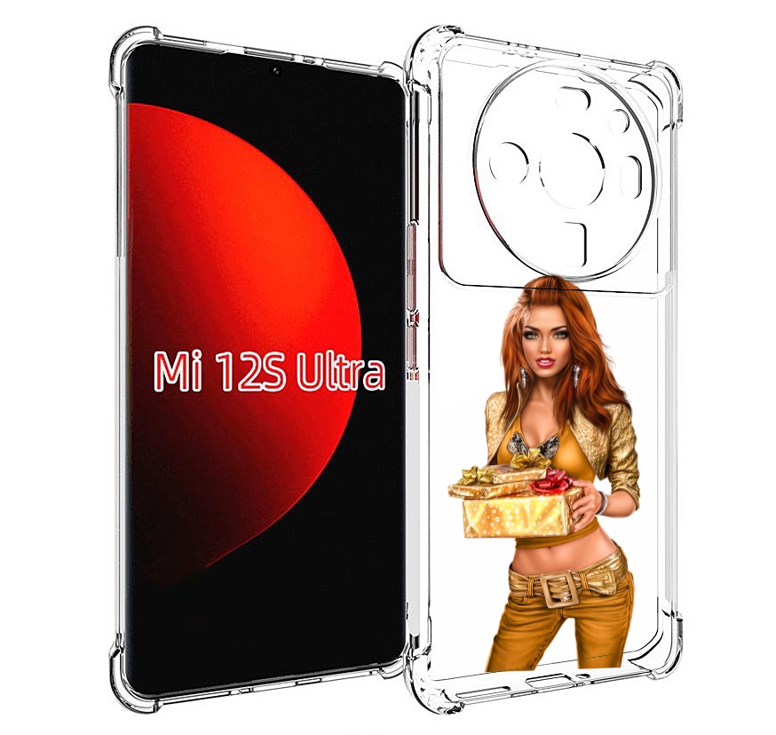 

Чехол MyPads золотая-девочка-с-подарком женский для Xiaomi 12S Ultra, Прозрачный, Tocco