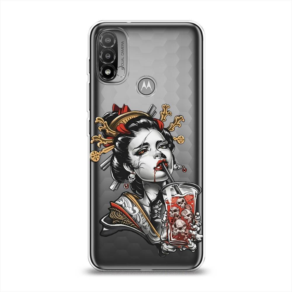 

Чехол на Lenovo K14 Plus "Опасная гейша", Красный;черный;серый, 243450-4