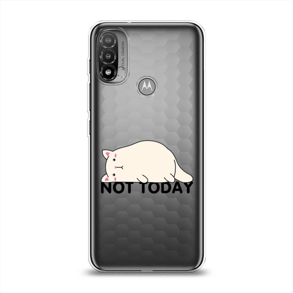 

Чехол на Lenovo K14 Plus "Cat not today", Белый;розовый;черный, 243450-1