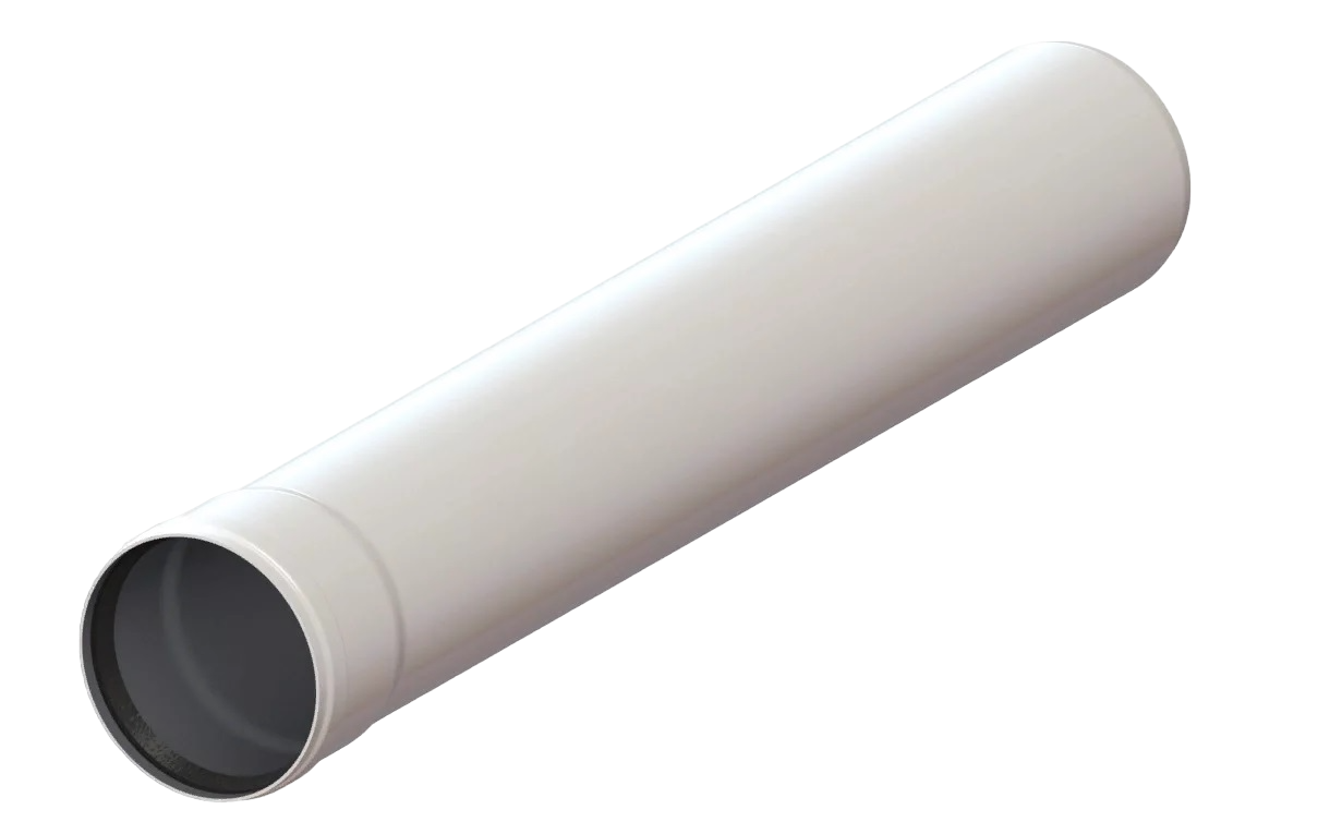 Удлинитель дымохода D80 - L500мм для разделенных систем АЛЮМИНИЙ